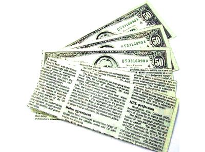 Newspaper to Money