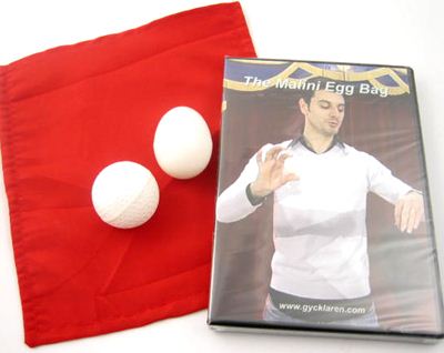 Malini Egg Bag, red + dvd